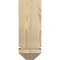 Ekena Millwork Funston Arts and Crafts Rough Sawn Bracket w/ Offset Brace, Douglas Fir, 6"W x 16"D x 16"H BKT0604X16X16FST03RDF - alternate 3